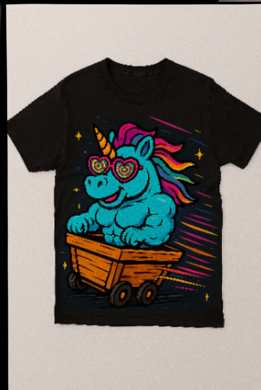 Camiseta “Unicornio Turbo” – Edición Fantasía